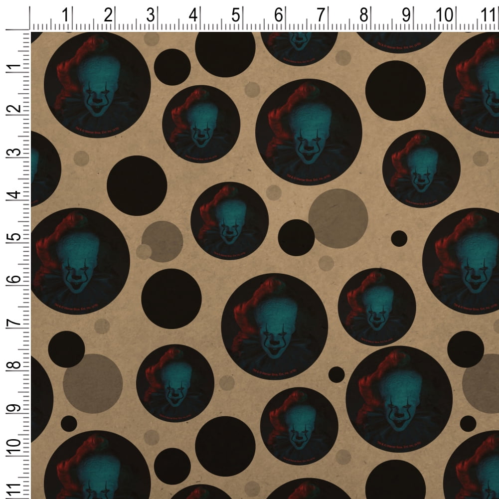 IT: Chapter 2 Blue Pennywise Premium Kraft Gift Wrap Wrapping Paper Roll