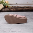 thumbnail image 4 of Yyuenw Women Crisscross Cutout Wedge Slide Sandals PU Open Toe Daily Casual Walking Shoes, 4 of 9