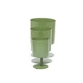 thumbnail image 6 of DecMode 14", 13", 10"H Green Metal Planter (3 Count), 6 of 10