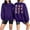 (Fashion 23)Purple, variant on WXLWZYWL Women's Christmas Graphic Sweatshirt Fall Winter Crewneck Long Sleeve Holiday Pullover Loose Fit Warm Sweatshirts