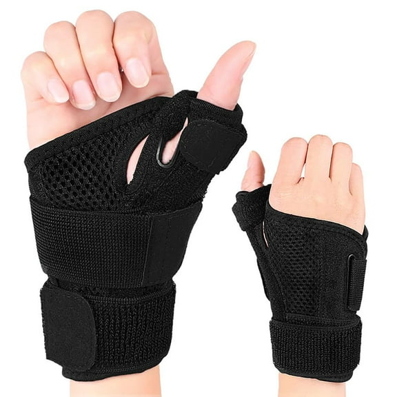 Thumb Splint & Wrist Brace, Wrist Support for Tendonitis, Arthritis,Trigger Thumb Relief Pain Fits Men and Women