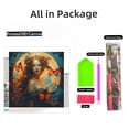 thumbnail image 2 of Fairy Beauty Woman and Butterflies 5D Diamond Art Painting by Number Kits for Adults DIY Paint with Full Drill Round Diamond Gems Painting Art Craft for Home Wall Decoration 13.8x13.8in, 2 of 8