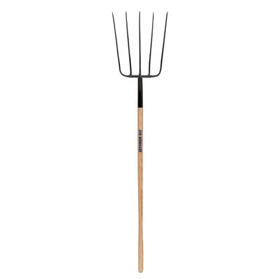 

Seymour 49279 5-Tine Forged Barley-Straw Fork 14.5 x 18 Head 54 Contoured Wood Handle (min qty 3 each)