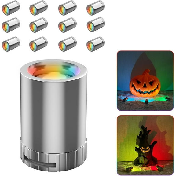 12 pcs Miniature Led Lights, Duslogis Tiny Lights for Hand Craft/DIY,Miniature Lights Battery Powered, Dollhouse Light,Miniature Lights for Toy Brick Building Blocks (Multi-Color Changing)