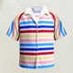 thumbnail image 4 of Camisa de Manga Camisas de playa Hombres con botones Cuello vuelto Cuello en V Traje diario Kuymtek Blanco T 3EG para Hombre, 4 of 7