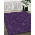 thumbnail image 3 of Ahgly Company Machine Washable Indoor Rectangle Transitional Dark Purple Area Rugs, 7' x 10', 3 of 7