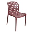 thumbnail image 1 of JAUZ IMPROVEMENT 1pz Silla Color Vino Estilo Isa Moderna Minimalista Para Exterior (A2215), 1 of 5