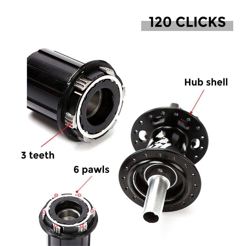 TANKE Bike Hub,Set 36 6 36 6 With 6 With Quick Hub Set 36 Mtb Rear