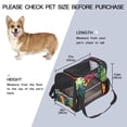 thumbnail image 2 of Tropical Plants Premium Fabric Dog Bag - 900D Oxford Cloth & Sherpa Base, Nylon Webbing, 17x10x11.8 in, Pet Travel Carrier, 2 of 7