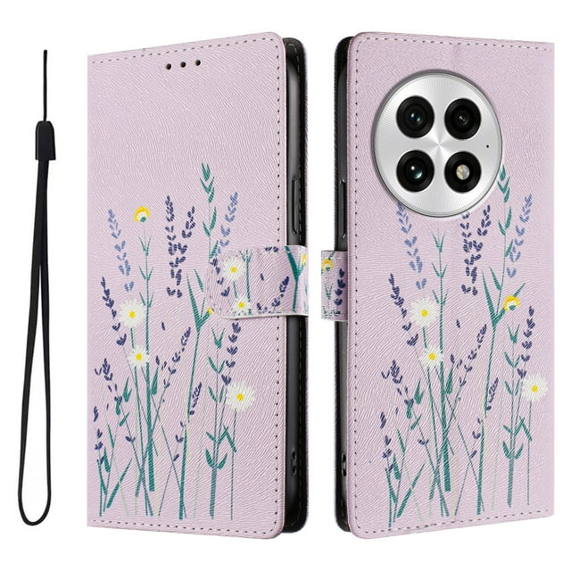 FOXDOCK Funda Tipo Cartera para OnePlus 13 con Soporte y Correa – Diseño de Patrones Lindos