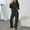 11-Black, variant on Track Suits For Women Set Women's 2 Piece Set Long Sleeve Wide Leg Tracksuits Casual Lounge Set Wide Leg Pants Matching Set 16-Khaki XL