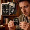 thumbnail image 1 of Morse Code Trainer Card LED Practice Board Signal Learning Kit Sound Light Record Playback Gadget Interactive Study Device for Students Hobbyists Ham Radio Desk Learning Training Use, 1 of 9