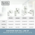 thumbnail image 2 of Black + Decker Polarized Wireless Remote Outlet, 2 of 7