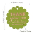 thumbnail image 6 of Inkdotpot Thank You Celebrating The Bride To Be Bridal Shower Bottle Tag Real Rose Gold Foil Favor Hang Tags Pack Of 50, 6 of 6
