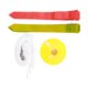 thumbnail image 4 of Juego de banderas y cinturones de fútbol con bandera para niños, adolescentes, adultos, entrenamiento en interiores y exteriores, rojo y amarillo, 4 of 8