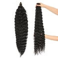 thumbnail image 3 of Eqslft Ocean Wave Crochet Hair, Deep Wave Curly Braiding Hair Extensions,Bundles Brazilian Hair Weave Bundles, Curly Extensions for Boho Braids, 3 of 7