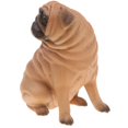 thumbnail image 4 of Modelo de Perro Perfke Juguete Decoración Hogar Pug Amarillo 4,25 Pulgadas, 4 of 8