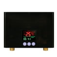 thumbnail image 1 of Instant Water Heater Mini Electric Tankless Water Heater Wall-Mounted With LED Display Remote Control For Kitchen Bathroom ,Convertible Temperature Scale, 1 of 7