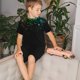thumbnail image 4 of Fotbe Night Rainbow Sparkles Pijama Estampada de 2 Piezas para Niños – Ropa de Dormir de Manga Corta Cómoda para Niños y Niñas, Camiseta y Shorts de Algodón-Medium, 4 of 6