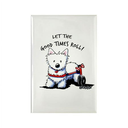 

CafePress - Good Times Westie - Rectangle Magnet 2 x3 Refrigerator Magnet