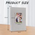 thumbnail image 2 of shiyou-Photo Album 4x6 with 300 Pockets and Writing Space, Linen Cover with Front Window Album Photo for Family, Wedding, Travel, Vacation Pictures (Gray), 2 of 4