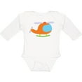 thumbnail image 3 of Inktastic Helicopter Cute Flying Boys or Girls Long Sleeve Baby Bodysuit, 3 of 5