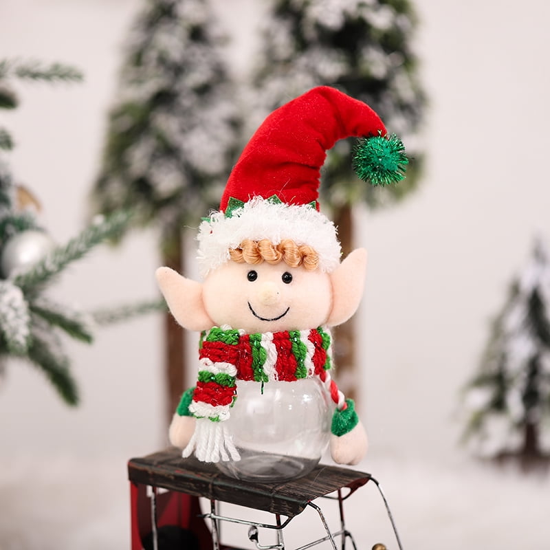 Candy Christmas 2022 New Year 2022 Christmas Santa Gift Bags Elf Candy Jar Storage Bottle Candy  Christmas Decorations For Home Xmas Kids Presents - Walmart.com