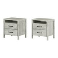 thumbnail image 2 of Ensemble de 2 tables de chevet pour Adulte, fini Pin bord de mer, collection Gravity de Meubles South Shore, 2 of 14