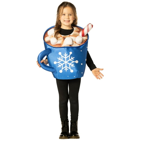 Imposta Costumes Cup of Hot Chocolate Kids Halloween Costume, Blue, Child Size 3-6, R1107-36