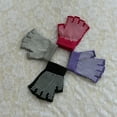 thumbnail image 2 of ADDHAT 1 Pair Knitted Non Slip Breathable Comfortable Gloves for Yoga Sports 5.9x2.4x0.2in, 2 of 8