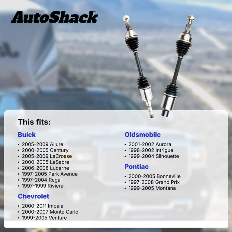 Front Right CV Axle Assembly - 2006-2011 Buick Lucerne - Autopart Premium 18894-02806516 Front Right CV Axle Assembly - 2006-2011 Buick Lucerne - Autopart Premium 18894-02806516