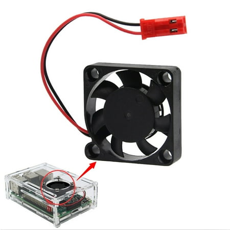 - DC 5V 0.2A DIY Slim Low Noise Active Cooling Fan+ Screws For Raspberry Pi 3 Model B/2B/B+