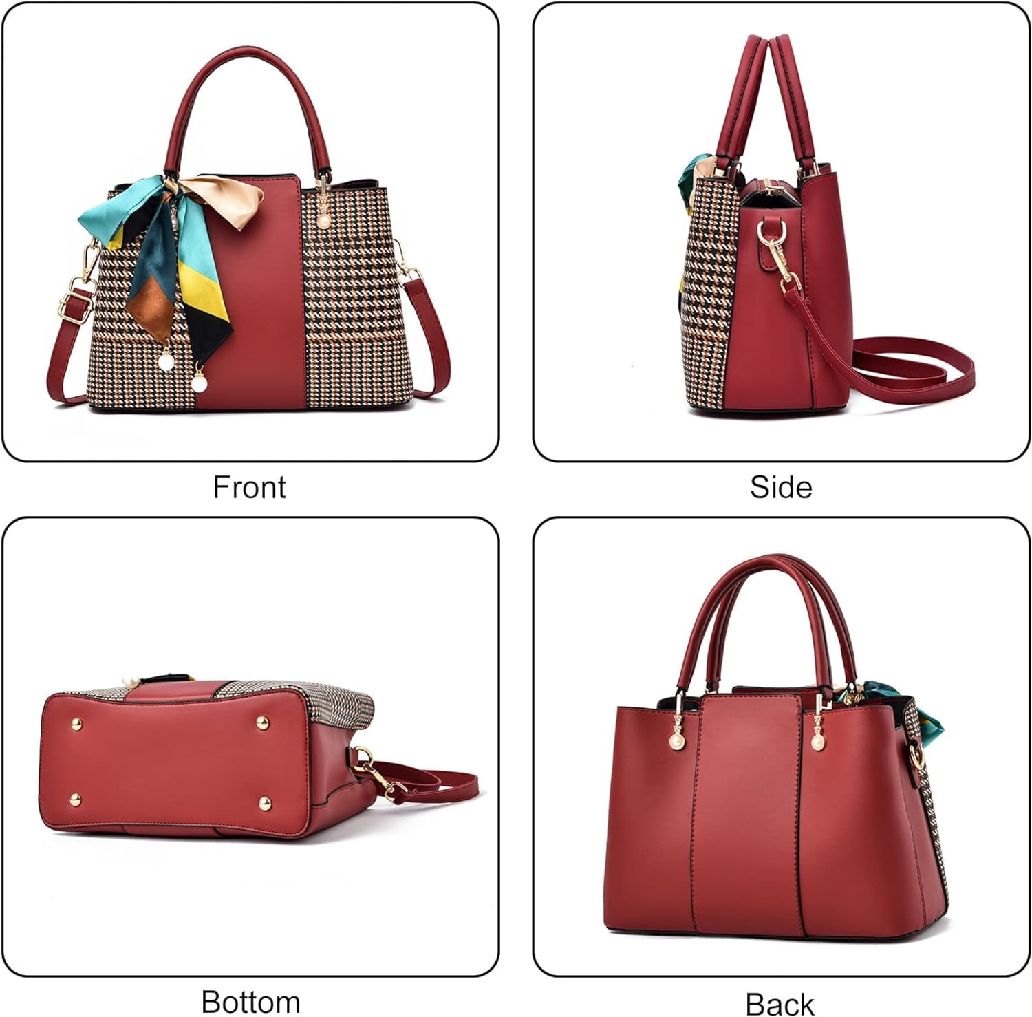 Womens Purses and Handbags Shoulder Bag Ladies Designer Satchel Messenger Tote Bag