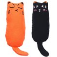 thumbnail image 1 of 2PCS Christmas Cat Catnip Toy Cute Cat Design Kitten Teething Toy Pet Chew Toy, 1 of 10