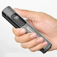 thumbnail image 2 of Portable ABS UV Blacklight Flashlight with Power Display | Rechargeable Handheld Purple Light for Banknote & Pet Urine Detection, Home, Hotel, Travel Use, 2 of 8
