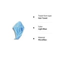thumbnail image 5 of 10 Inch X 25.6 Inch Absorbent Quick Dry Towel Wrap for Women,Drying Hair Cap for Long & Thick Curly, Straight Hair, Blue, 5 of 6