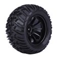 thumbnail image 2 of Herwey RC Tire Remote Control Car Tire RC Car Accessories Hex Drive Hub RC Car Tire Tire Set For Industry Repair Shop, 2 of 8