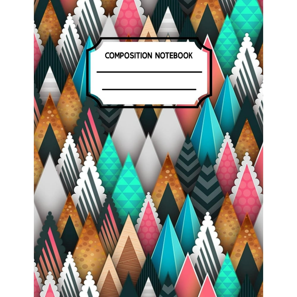 Composition Notebook School College Ruled V63 (Paperback) Walmart