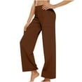 thumbnail image 3 of REALiKUN Workout Leggings for Women Wide Leg Casual Soft Lounge Yoga Pants High Waisted Workout Gym Athletic Pants, 3 of 8