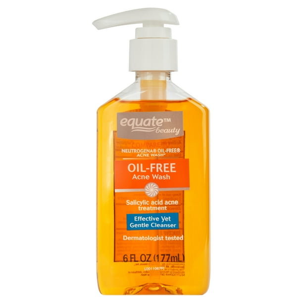 Equate Beauty OilFree Acne Wash, 6 fl oz