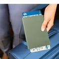 thumbnail image 5 of Fintie Passport Holder Travel Wallet RFID Blocking PU Leather Card Case Cover (Sage Green), 5 of 7