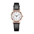 thumbnail image 1 of Reloj de cuarzo para mujer, relojes para mujer, reloj de cuarzo informal de moda para mujer, reloj con correa y esfera con números romanos., 1 of 3