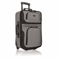 thumbnail image 3 of Set de equipaje U.S. Traveler Rio Rugged Fabric de tela expandible gris, 3 of 9
