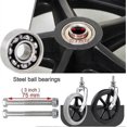 thumbnail image 3 of 2025 Latest Model 8 Inch Front Caster,2pcs Wheelchair Replacement Wheels,non-slip Solid Ti, 3 of 5