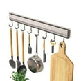 thumbnail image 6 of Gvyyzp Self adhesive Hooks Rack Wall Mounted Kitchen Utensils Row Hook Storage Lot K2, 6 of 8