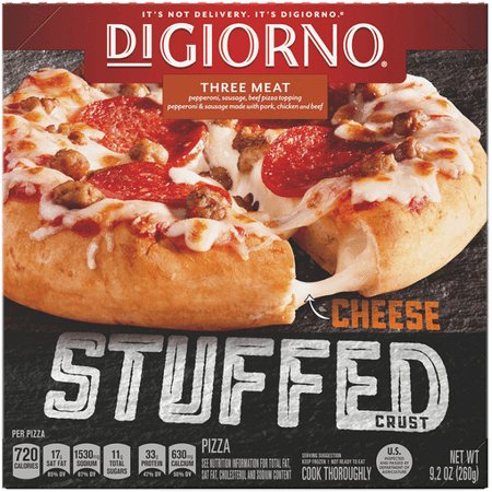 DiGiorno Frozen Pizza - Three Meat Stuffed Crust - (6in 9.2oz 10 count)