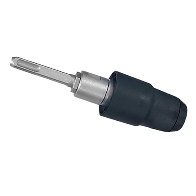 Black adapter made of alloy steel for SDS Plus SDS Max rotary hammers, 8 1/4 inches in length