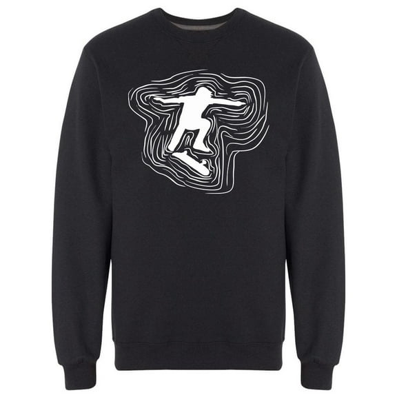 Sound Of Skateboarding Graphic Sweatshirt Men -Image by Shutterstock, Male Medium