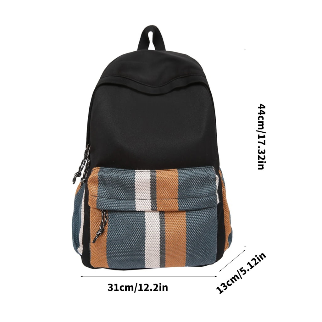 Yokua Chic School Bag For Teens Nylon Fabric Ergonomic Compartments