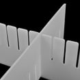 Unique Bargains Plastic DIY Grid Drawer Divider Household Necessities